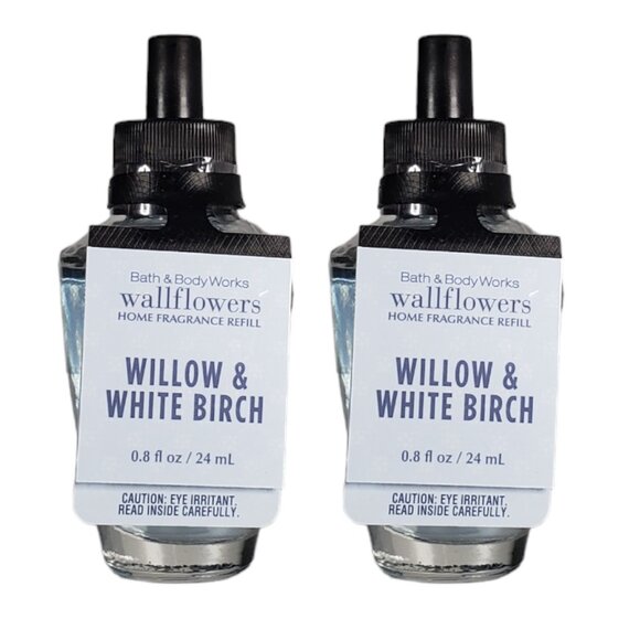 Bath & Body Works Other - Willow & White Birch Wallflowers Refill Bulbs Set of 2